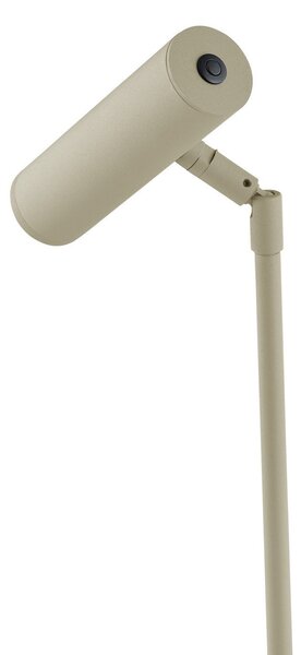 HELL Tom Pro LED lampă de masă, culoare nisip, înălțime 47cm, CCT, dimabil, reglabil, Bej, Camera de zi / sufragerie, Metal, Modern