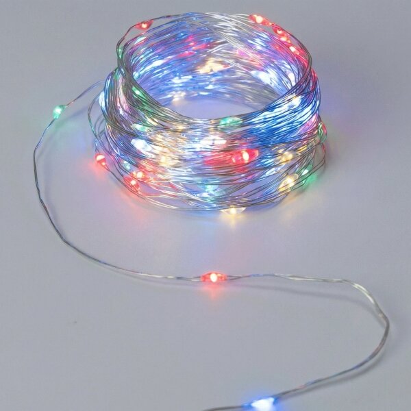 Aigostar - Ghirlandă de Crăciun cu LED, 40xLED/2x3V, 4m, multicoloră