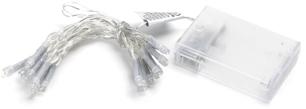 Aigostar - Ghirlandă LED de Crăciun 20xLED/3xAA 2,3 m alb cald