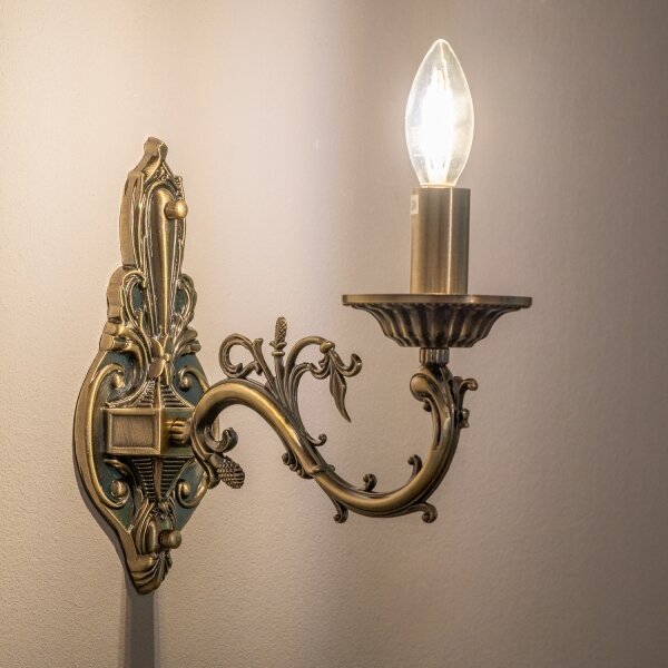 BRILAGI - Lampă de perete CLASSIC 1xE14/10W/230V alamă