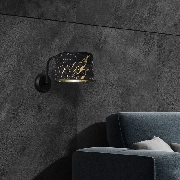 Aplică SENSO 1xE27/60W/230V negru