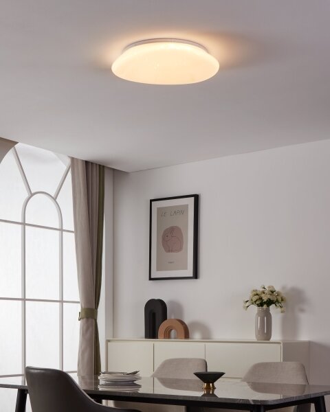 Eglo 900128 - Plafonieră LED RGBW dimabilă SILERAS-Z LED/21,6W/230V