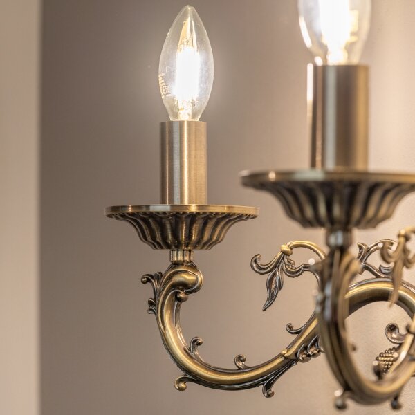 BRILAGI - Lampă de perete CLASSIC 2xE14/10W/230V alamă