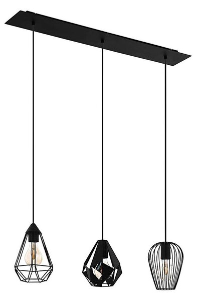 Lustră pe cablu DISTAFF 3xE27/40W/230V Eglo 43581