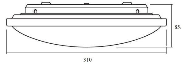 Osram - Plafonieră LED dimabilă ORBIS LED/17W/230V 2700-6500 + telecomandă
