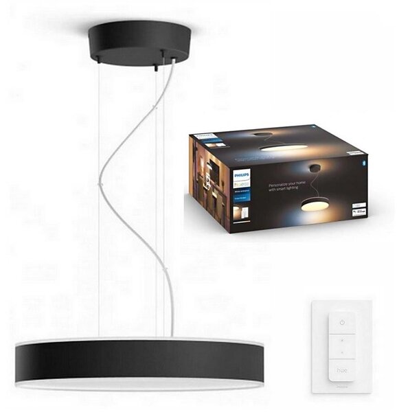 Lustră LED pe cablu dimabilă Hue LED/33,5W/230V 2200-6500K neagră Philips