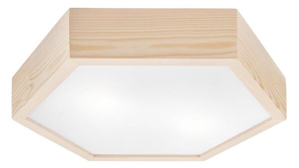 Plafonieră HEX NATURAL 2xE27/60W/230V d. 43 cm pin
