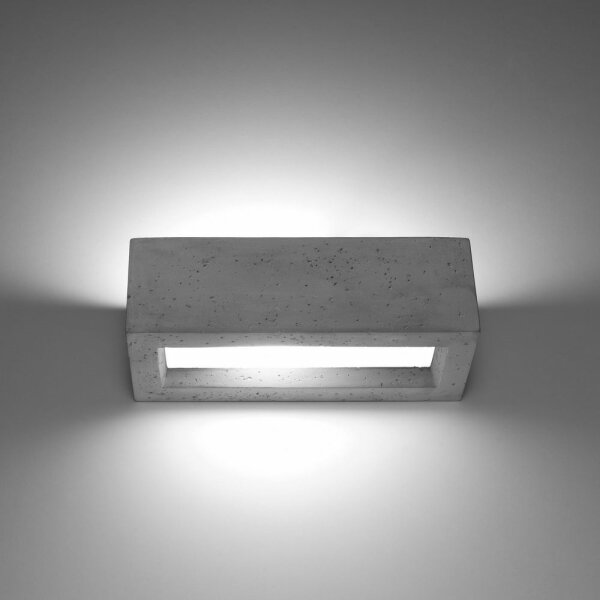 Aplică VEGA 1xE27/60W/230V 30 cm beton Sollux SL.0992