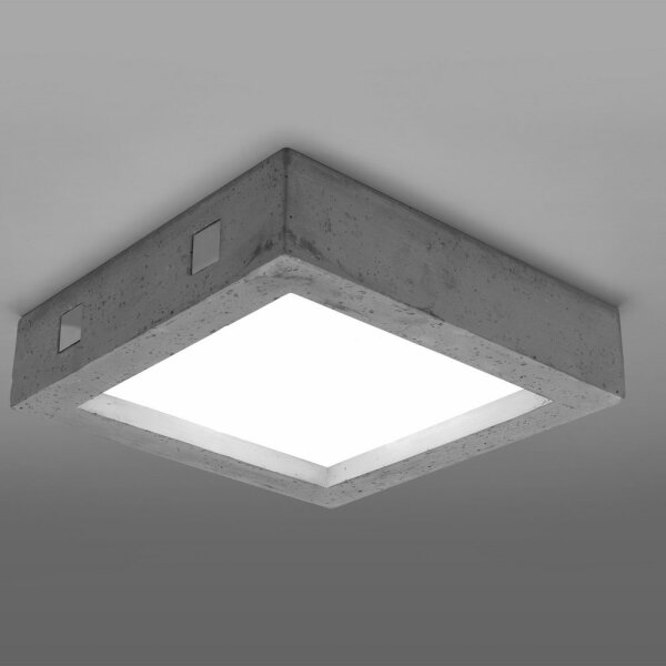 Plafonieră LED RIZA LED/18W/230V beton Sollux SL.0995