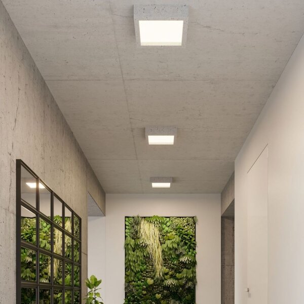 Plafonieră LED RIZA LED/18W/230V beton Sollux SL.0995