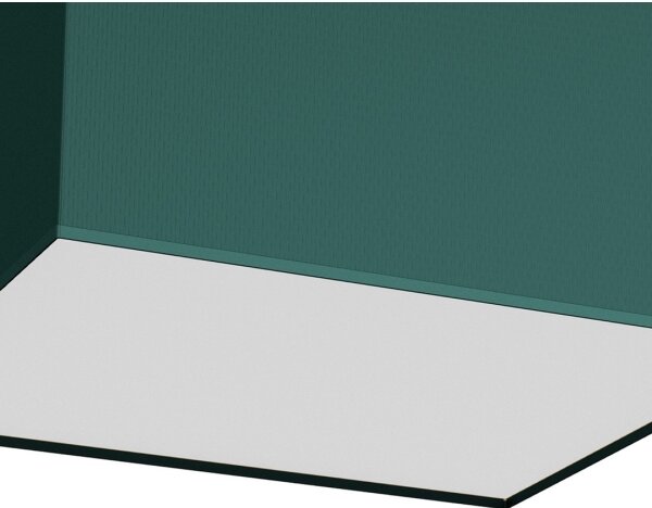 Plafonieră VERDE 2xE27/60W/230V 40x40 cm verde