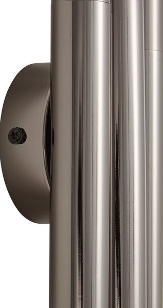 Retro wandlamp gunmetal 3-lichts - Pipes