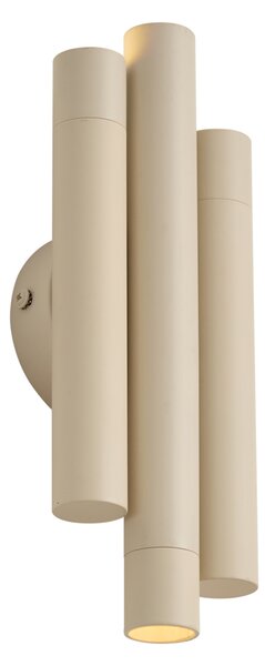 Retro wandlamp beige 3-lichts - Pipes