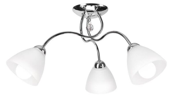 Lustră aplicată MIRANDA 3xE27/60W/230V crom lucios