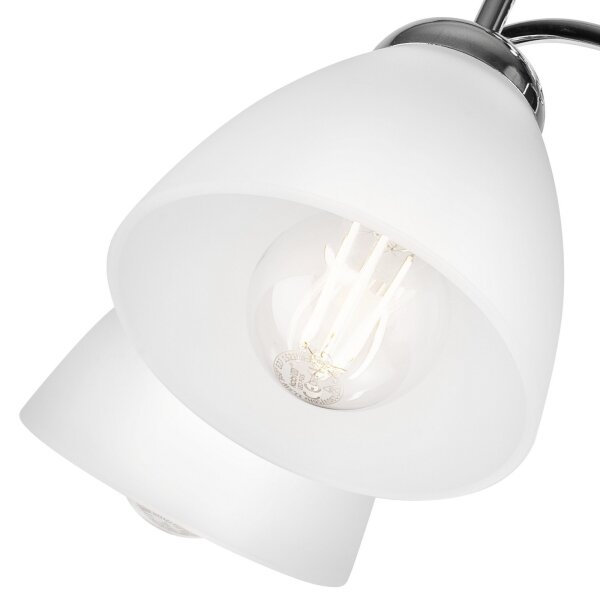 Lampă de perete MIRANDA 5xE27/60W/230V crom lucios