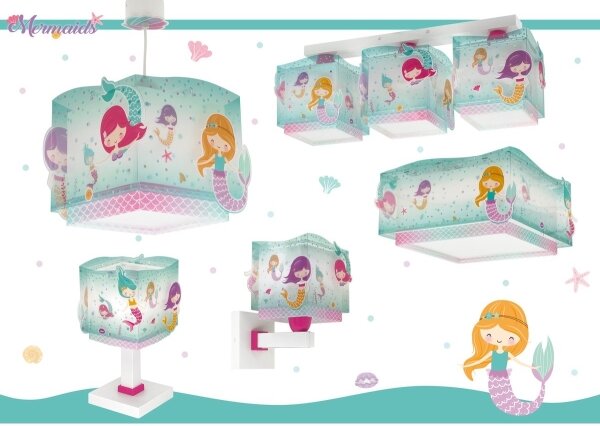 Aplică pentru copii MERMAIDS 1xE27/60W/230V Dalber 63449