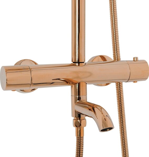 Coloana de dus cu termostat REA Lungo Copper