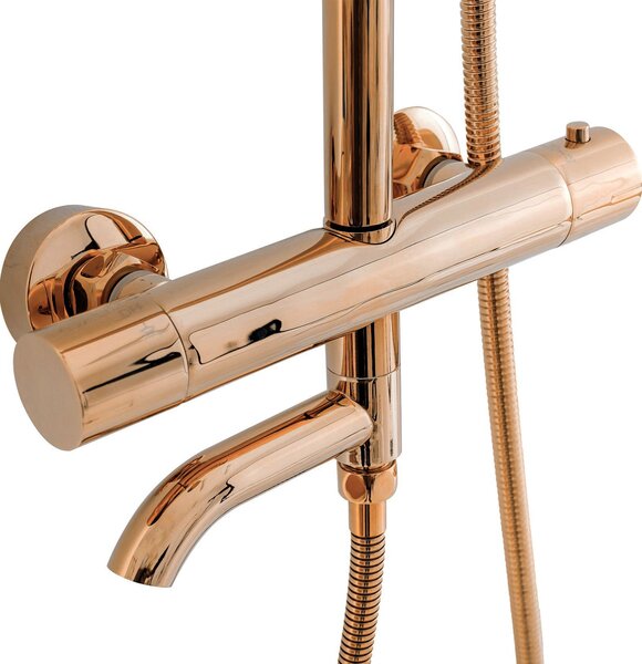 Coloana de dus cu termostat REA Lungo Copper