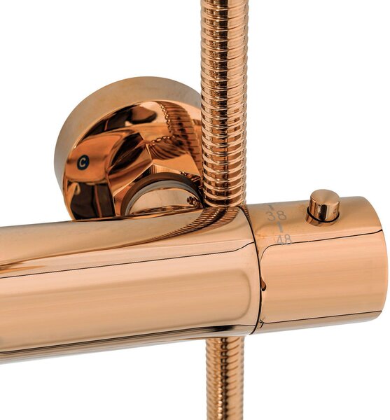 Coloana de dus cu termostat REA Lungo Copper