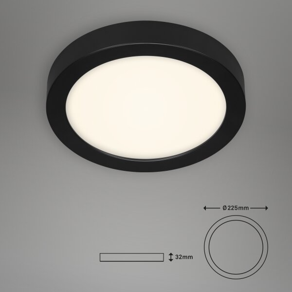Plafonieră LED FIRE LED/16,5W/230V d. 22,5 cm Briloner 3465-415