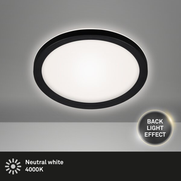 Plafonieră LED SLIM LED/12W/230V d. 19 cm Briloner 7150-415
