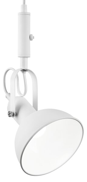Lustr IRMA pe cablu 1xE14/28W/230V alb