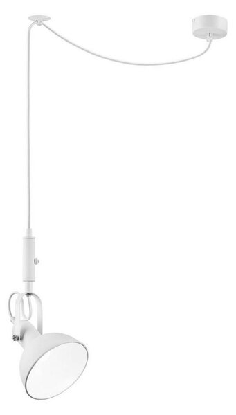 Lustr IRMA pe cablu 1xE14/28W/230V alb