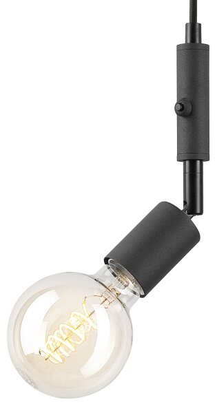 Lustr INA pe cablu 1xE27/42W/230V negru