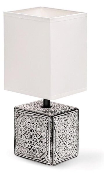 Lampă de masă 1xE14/40W/230V gri/albă Aigostar