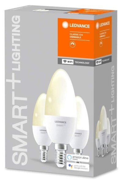 SET 3x Bec de iluminat cu LED SMART + E14/ 5W/230V 2700K - Ledvance