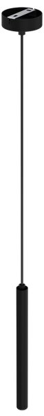 Lustră pe cablu YORU 1xG9/8W/230V 30 cm neagră