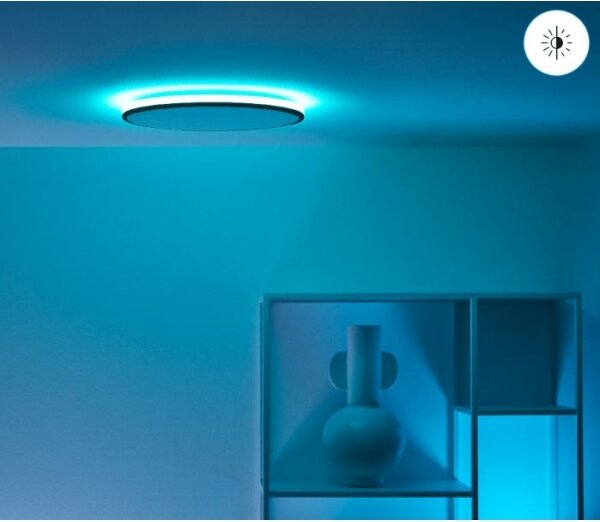 WiZ - Plafonieră LED RGBW RUNE 21W 230V negru cu Wi-Fi și dimmer
