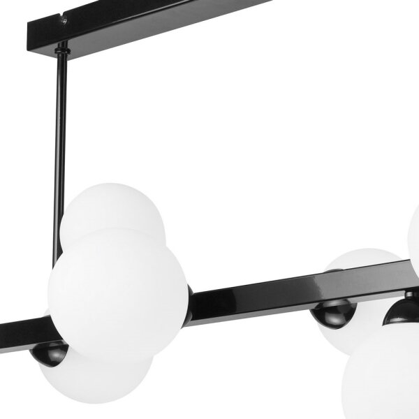 Lustră pe tijă ASTRO 8xG9/5W/230V neagră