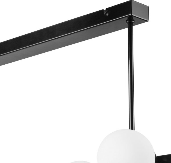 Lustră pe tijă ASTRO 8xG9/5W/230V neagră