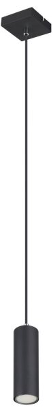 Lustră pe cablu ROBBY 1xGU10/35W/230V neagră Globo 57911HB