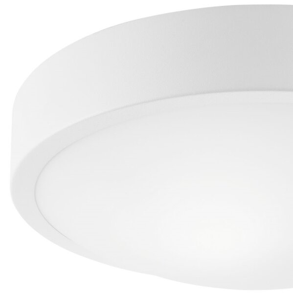 Plafonieră JONAS 1xE27/60W/230V d. 26 cm albă