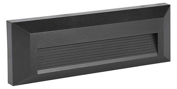 Corp de iluminat LED de exterior pentru scări LED/3W/230V IP65 4000K negru