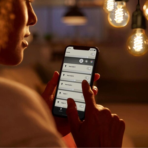 Bec LED dimabil Philips Hue WHITE FILAMENT A60 E27/7W/230V 2100K