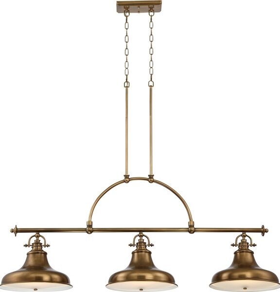 Lustră pe lanț EMERY 3xE27/100W/230V bronz Quoizel