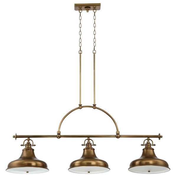 Lustră pe lanț EMERY 3xE27/100W/230V bronz Quoizel
