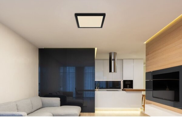 Plafonieră LED LASSE LED/24W/230V 3000/4000/6500K neagră Globo 12380-24B