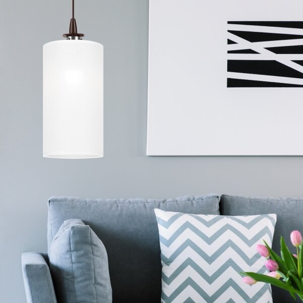 Lustră LED pe cablu NOEL MINI 1xE27/60W/230V alb