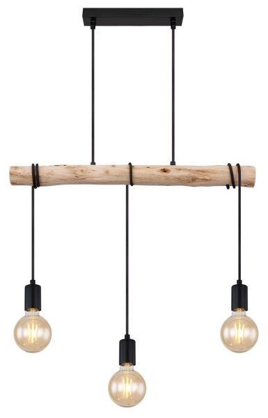 Lustră pe cablu GREGOR 3xE27/60W/230V Globo 15539-3H