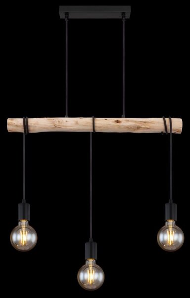 Lustră pe cablu GREGOR 3xE27/60W/230V Globo 15539-3H