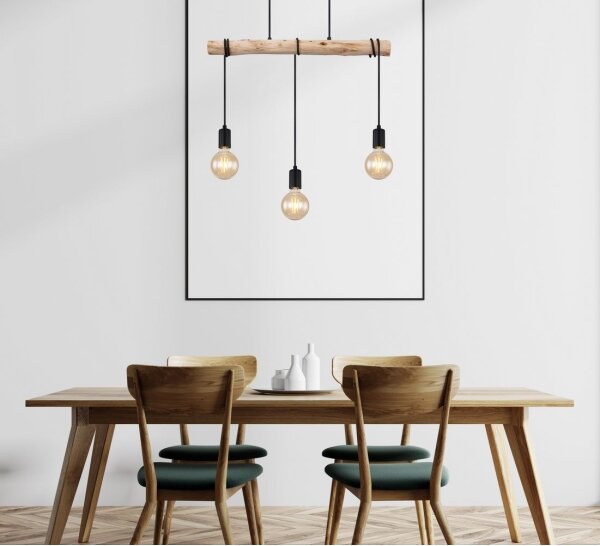 Lustră pe cablu GREGOR 3xE27/60W/230V Globo 15539-3H