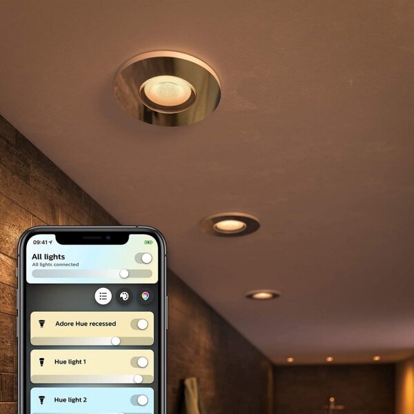 Philips - Set 3x LED lămpi baie dimabile 1xGU10/5W/230V IP44 + DO