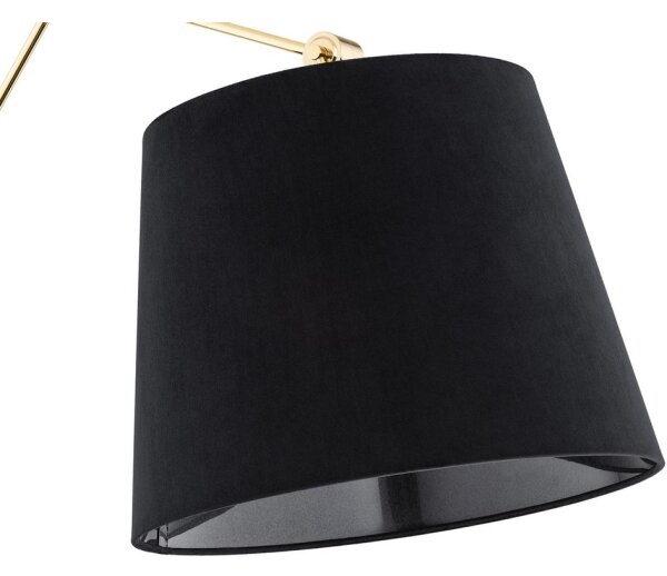 Lampă de perete ZAKYNTOS PLUS 1xE27/15W/230V neagră/aurie Argon 4898