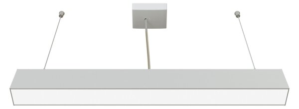 Lustră LED pe cablu LOOK LED/23W/230V 4000K 60 cm argintie APLED