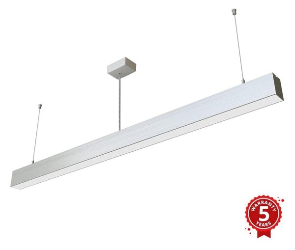 Lustră LED pe cablu LOOK LED/46W/230V 4000K 120 cm argintie APLED