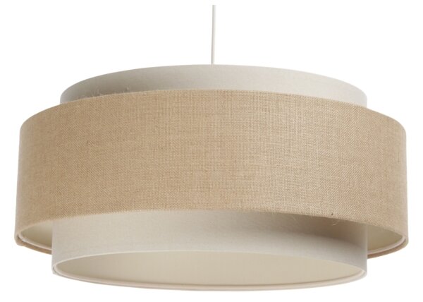Lustr pe cablu DOBLO 1xE27/60W/230V bej/crem